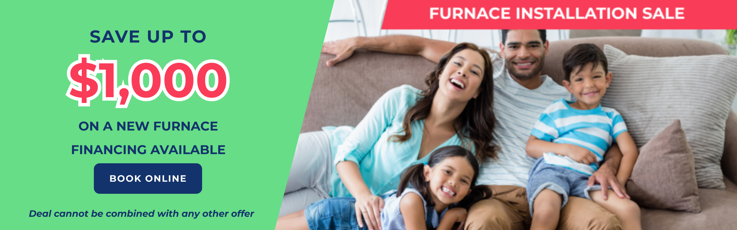 Furnace Installation Beamsville, save up to $1000 on new furnace