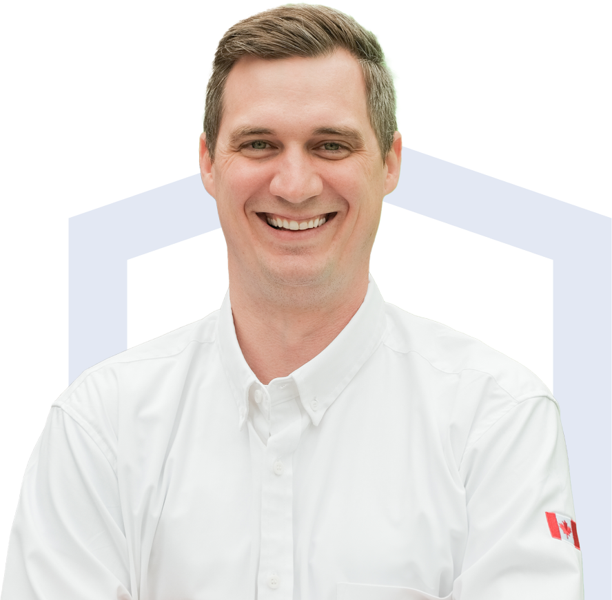 Mr. Furnace team member in his white uniform, smiling broadly with teeth visible. Mr. Furnace team member in his white uniform, smiling broadly with teeth visible.